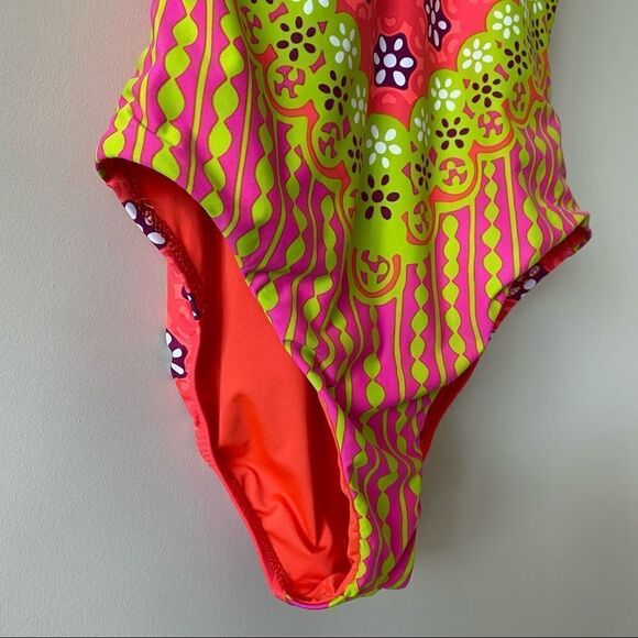 TRINA Turk - Seychelles Halter Tropical One Piece - Picture 7 of 16